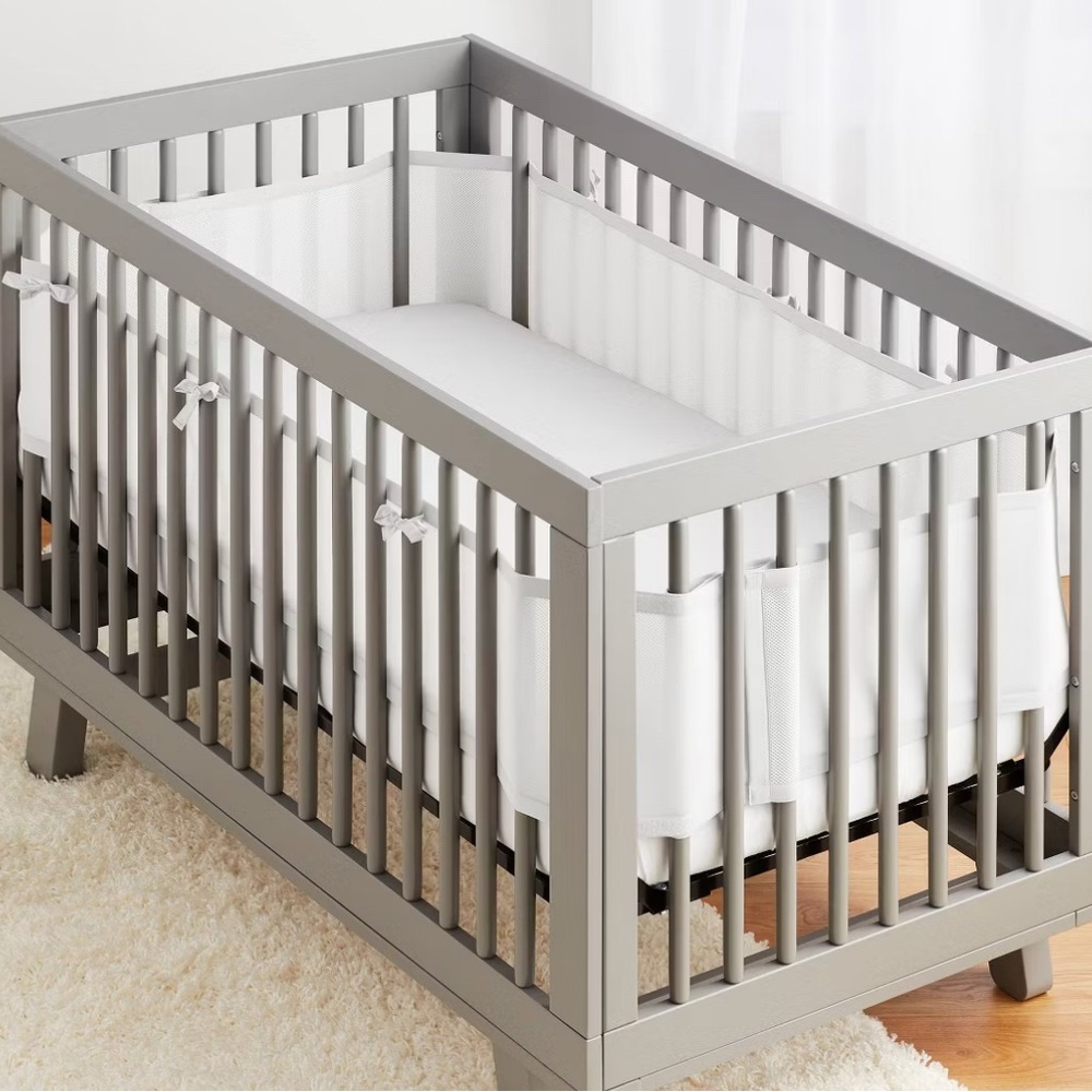 HALO Innovations Breathable Mesh Crib Liner, Full Size Crib